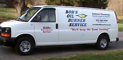 Bob's Oil Burner Service truck